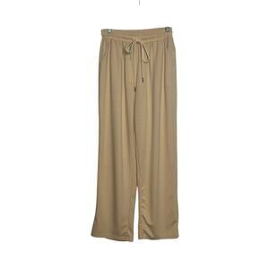 Neer beige pull on sweat pants size Medium